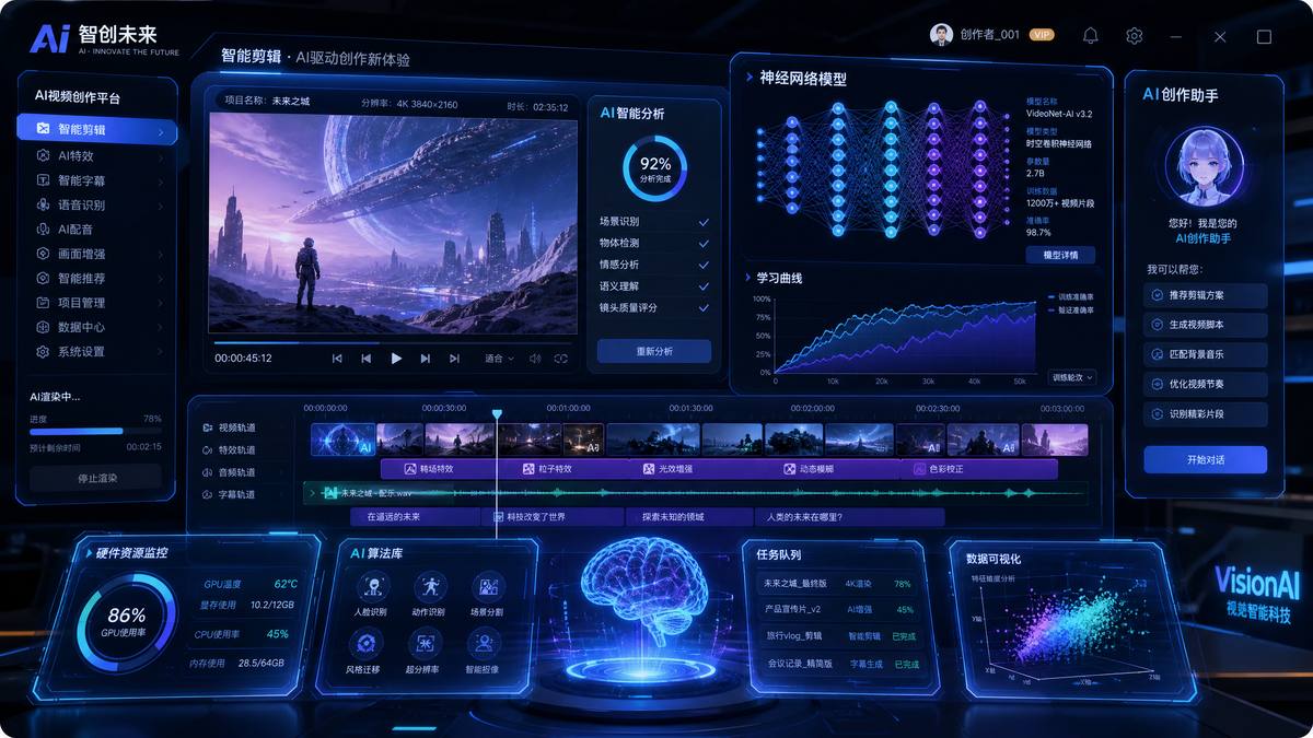 主播录屏AI视频创作工具